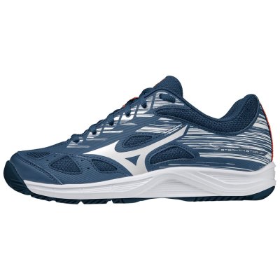 Zapatillas Para Voleibol Mizuno Stealth Star Junior Hombre Azules Oscuro / Blancos - Chile M562PBIC